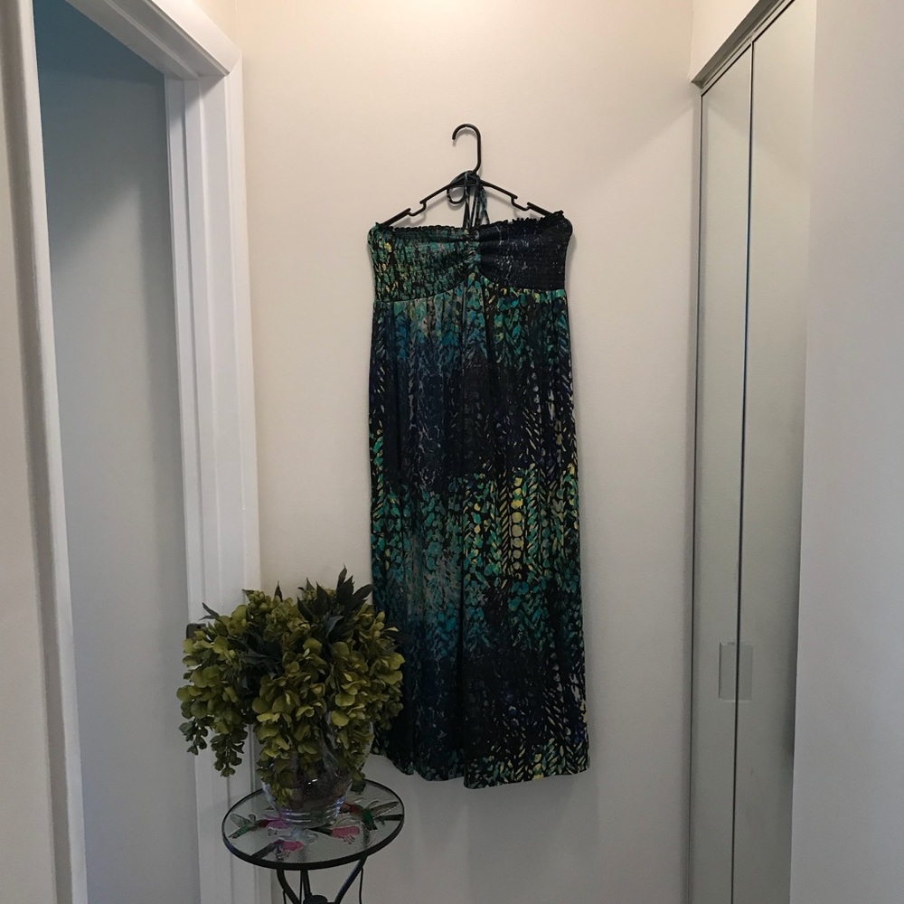 Halter style maxi dress